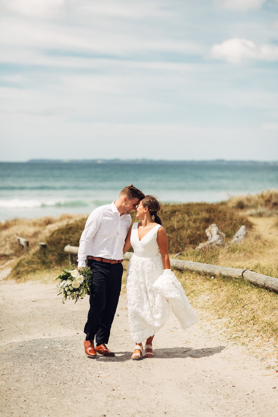 Anne-Hilde & Pieter - januarbryllup i slående vakre Tauranga, New Zealand Bryllupsfotograf New Zealand strand 10 Sommerbryllup